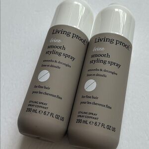 2 x Living Proof No Frizz Weightless Spray Full Size